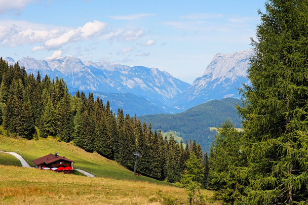 Mountainous alpine landscape in Austria - Photo, Image