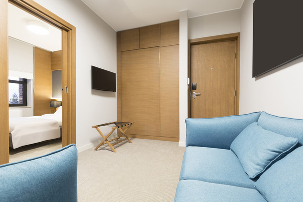 Modern hotel suite interior - Φωτογραφία, εικόνα