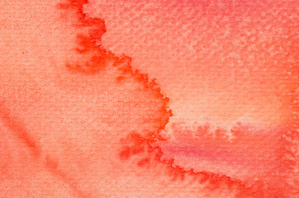 red watercolor background texture - Photo, Image