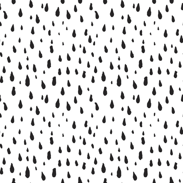 Cute decorative seamless pattern with raindrops. - Vector, afbeelding