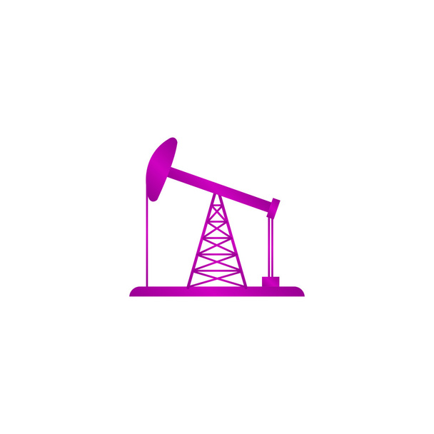 Icono de plataforma petrolífera
 - Vector, Imagen