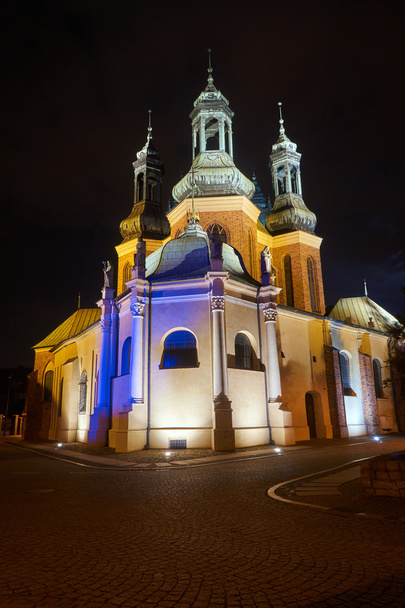 Πύργοι του Καθεδρικός ναός στην βράδυ - Φωτογραφία, εικόνα