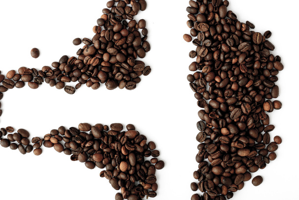 spread out coffee grains - Zdjęcie, obraz