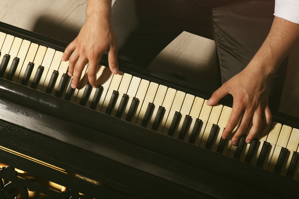 Musician  playing piano - Photo, Image