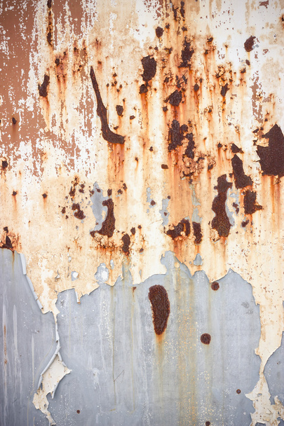 Soyulmuş Rusty duvar - Fotoğraf, Görsel