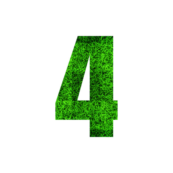数 4 (4) アルファベット - 写真・画像