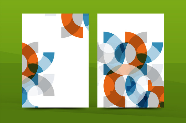 Projeto de mosaico geométrico, a4 tamanho negócio correspondência corporativa carta tampa
 - Vetor, Imagem