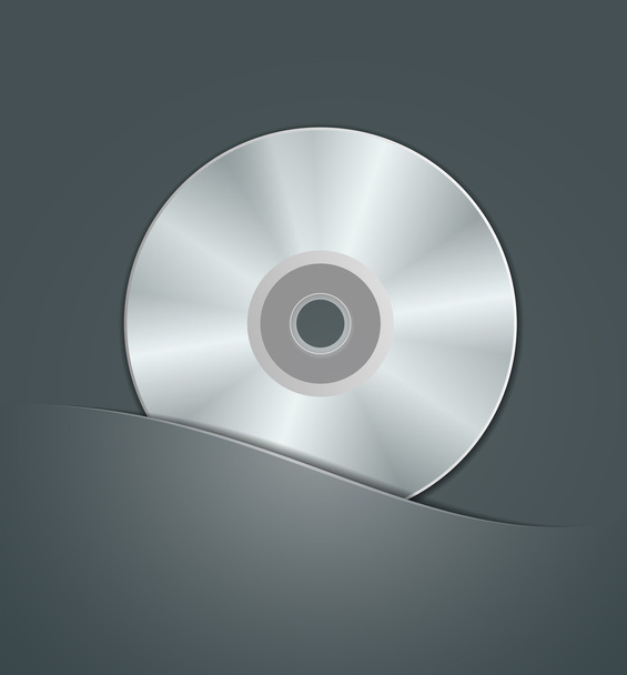 CD в черной упаковке
 - Вектор,изображение