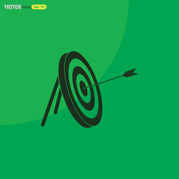 Target with arrow. Vector icon - Vector, Image