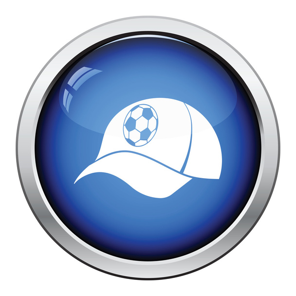 Football ventilateurs chapeau icône
 - Vecteur, image