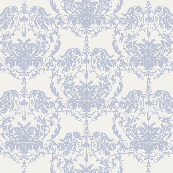 Фон векторного барочного цветочного узора-дамаски
 - Вектор,изображение