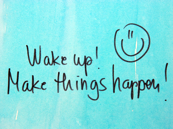motivational message wake up - Фото, изображение