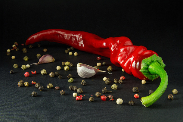 pimentas vermelhas quentes - Foto, Imagem