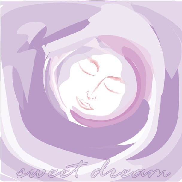 Abstract composition sweet dream - Vector, Image