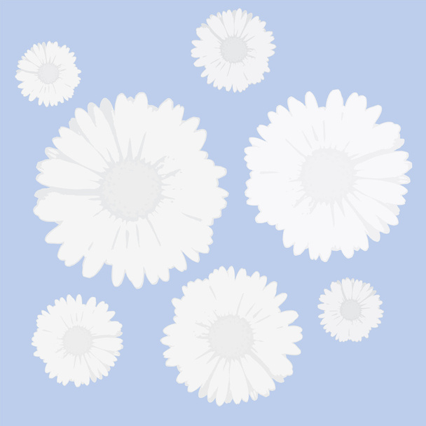 Background flowers - Vector, afbeelding