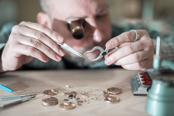Watchmaker at work - Photo, image