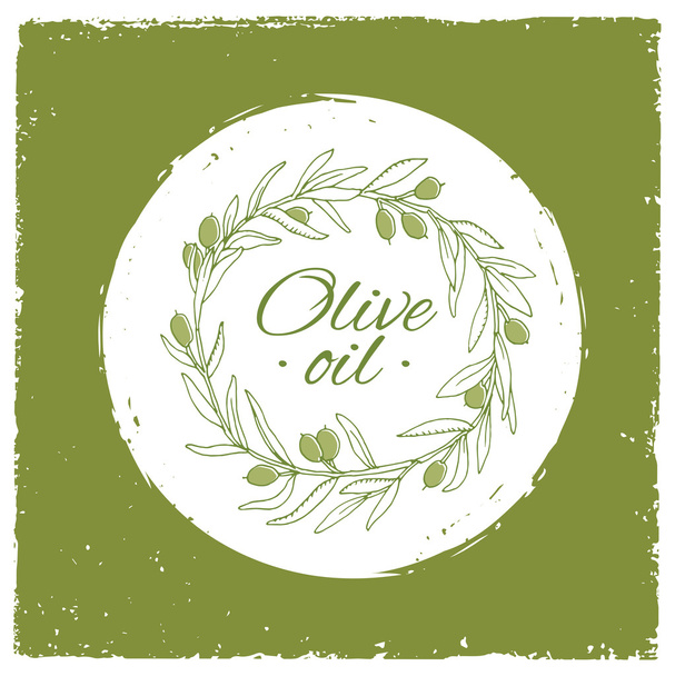 Olive Oil Organic Creative Design  - Vektori, kuva
