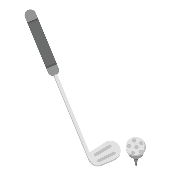 ilustración de golf aislado sobre fondo blanco
 - Vector, imagen