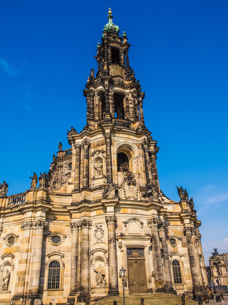 Dresden Hofkirche HDR - Valokuva, kuva