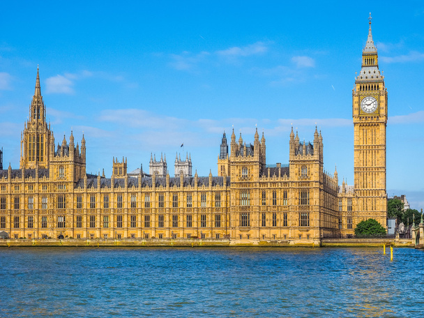 Talot parlamentin Lontoossa HDR - Valokuva, kuva
