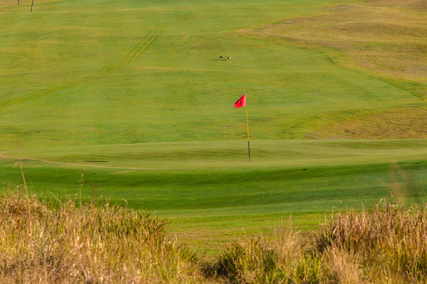 Fairway Zielona Flaga Golf - Zdjęcie, obraz