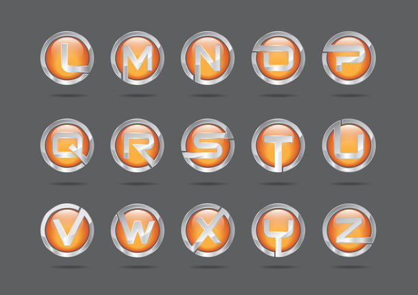 Buchstabensymbole - Vektor, Bild