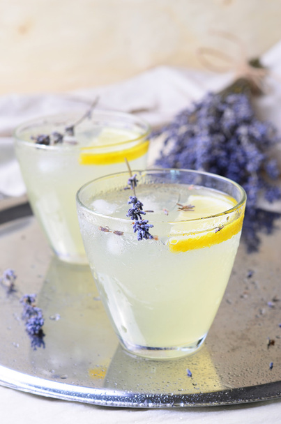 Lavender Lemonade, Refreshing Drink - Фото, изображение