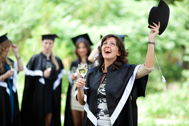 Bachelor's graduates celebrate - Photo, Image