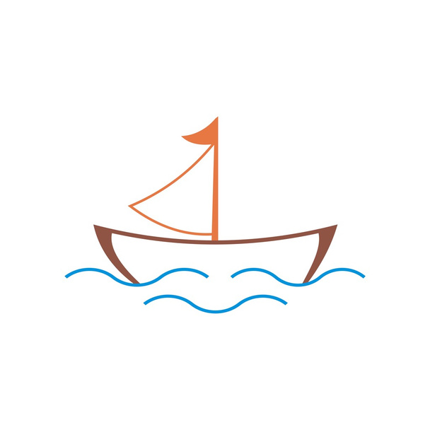 Logo marino vector de símbolo
 - Vector, Imagen