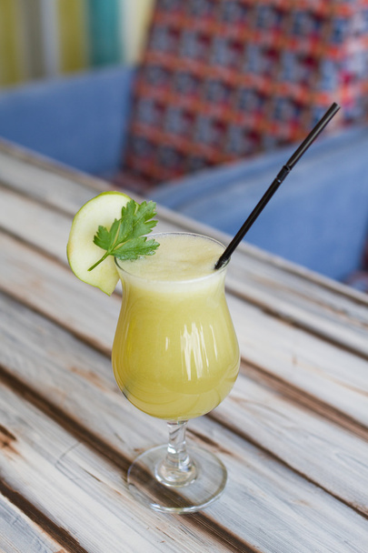 Glass of pineapple juice - Foto, Imagem