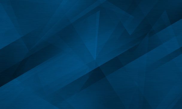 Abstract polygonal dark blue background - Photo, image