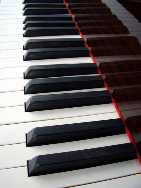 Piano teclado fundo
 - Foto, Imagem