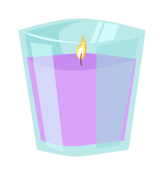 Aroma candle vector illustration - Vektor, kép