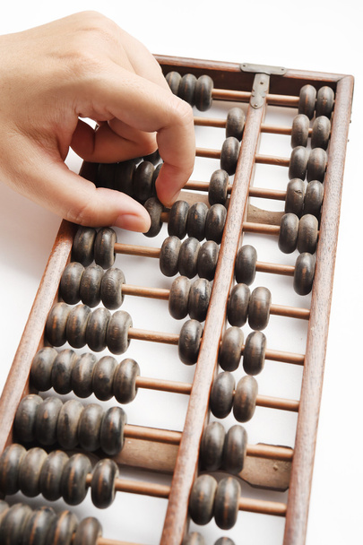 close up of  vintage abacus  - Φωτογραφία, εικόνα