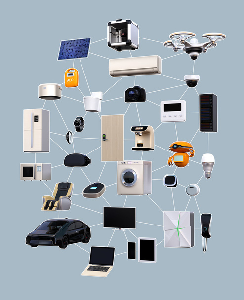 Internet of Things concept voor consumentenproducten - Foto, afbeelding