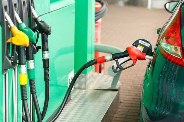 Car refueling on a petrol station - Photo, Image