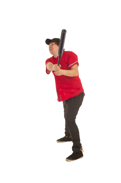 Baceball player with a bat - Foto, Imagen