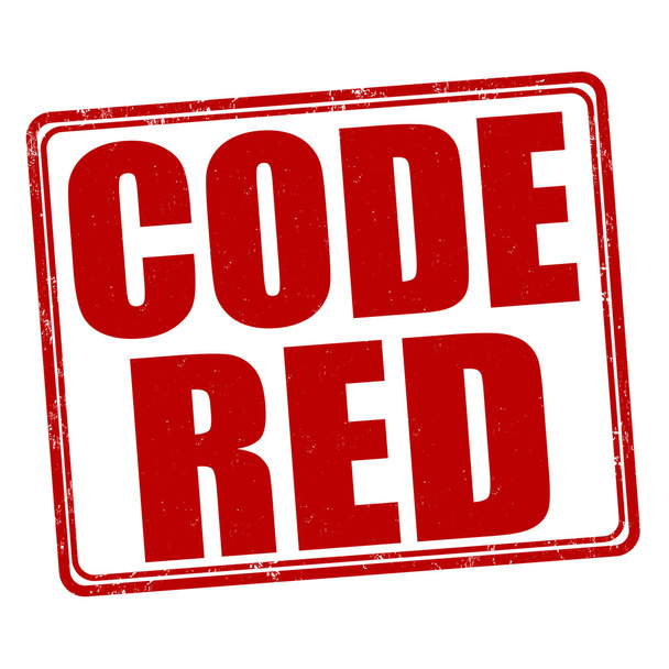Código signo rojo o sello
 - Vector, Imagen
