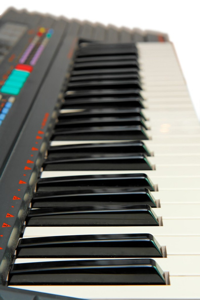 電気ピアノのキーボード - 写真・画像