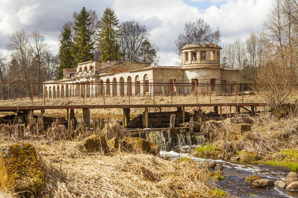 Ruins "poultry house" in the Park Menagerie. Gatchina. Russia.  - Photo, Image