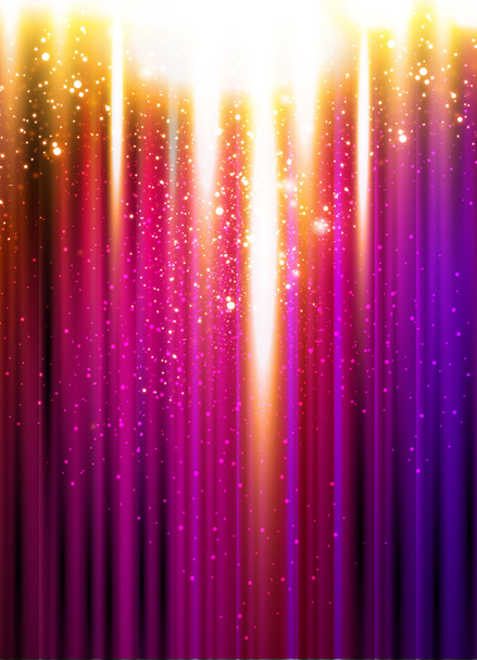 Neon color light stage background cover - Vektori, kuva