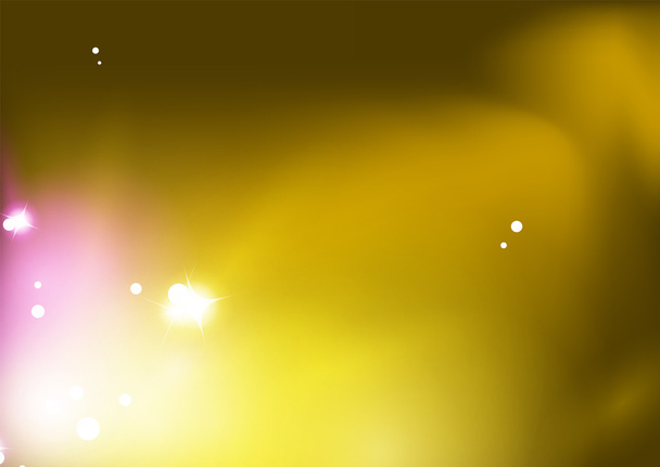 黄色の光沢のあるぼやけた空のベクトルの背景 - ベクター画像