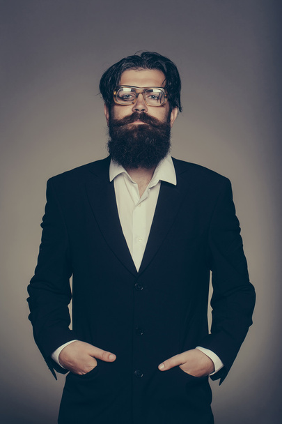 Handsome bearded man - Valokuva, kuva
