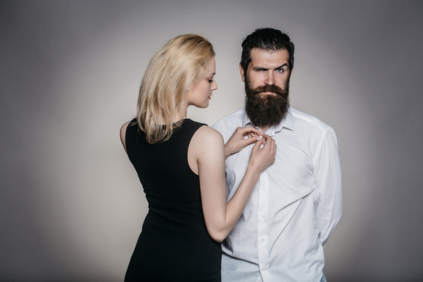 young couple in studio - Photo, image