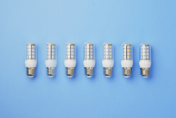 Energy saving SMD led light bulbs - Photo, Image