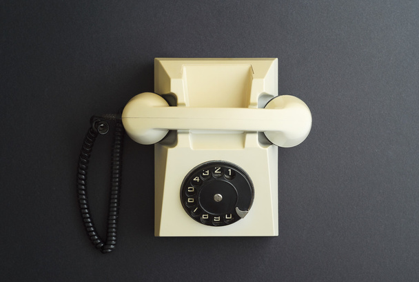 retro rotační telefon - Fotografie, Obrázek