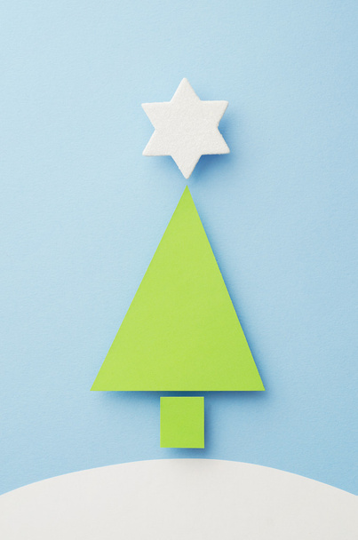Árbol de Navidad de papel
 - Foto, Imagen