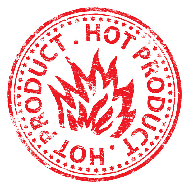 Sello de goma del producto caliente
 - Vector, imagen