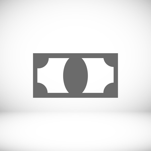 money flat icon - Вектор,изображение
