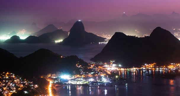 Luzes noturnas do Rio de Janeiro
 - Foto, Imagem